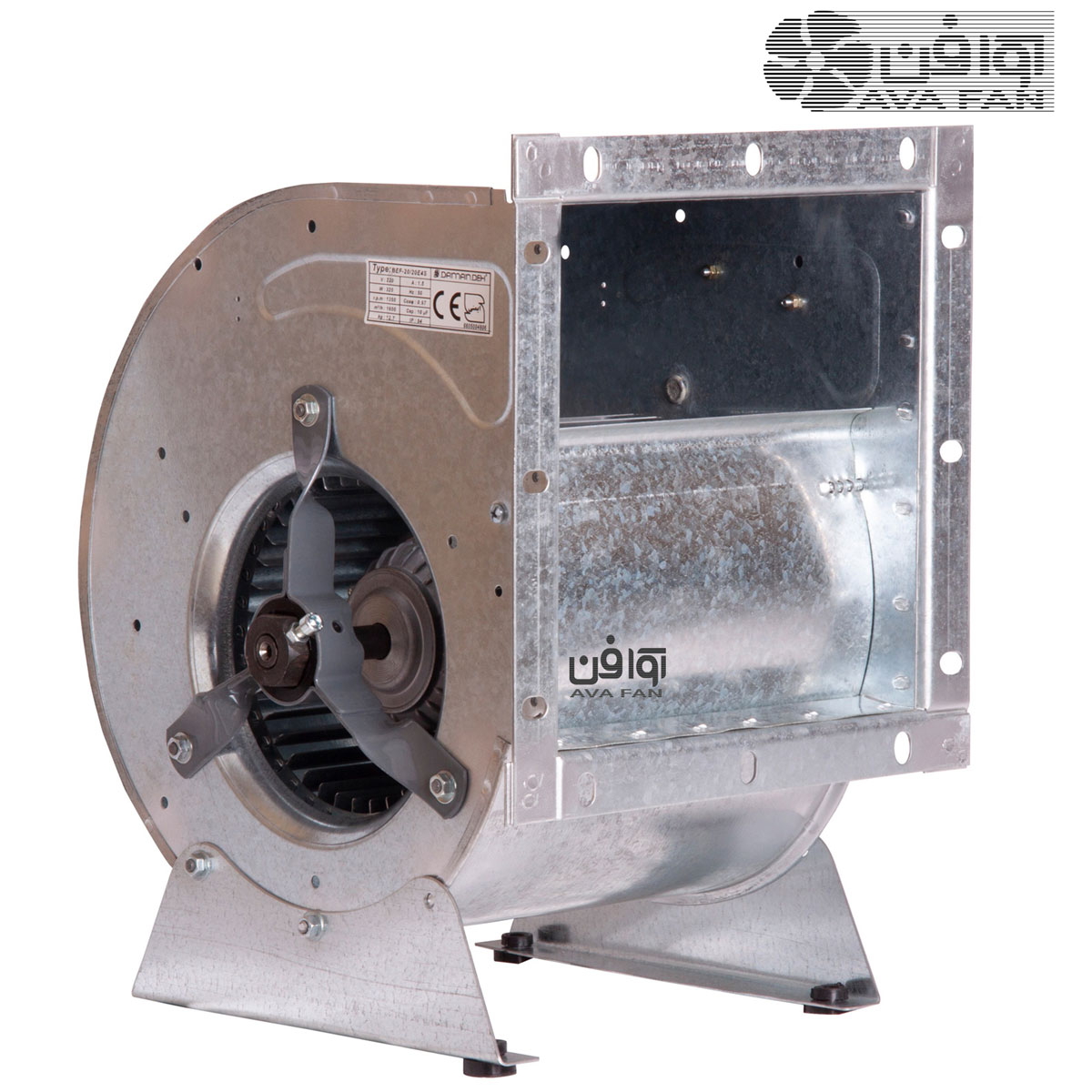 فن سانتریفیوژ 20 سانت دوطرفه فوروارد دمنده مدل BEF-20/20A4S